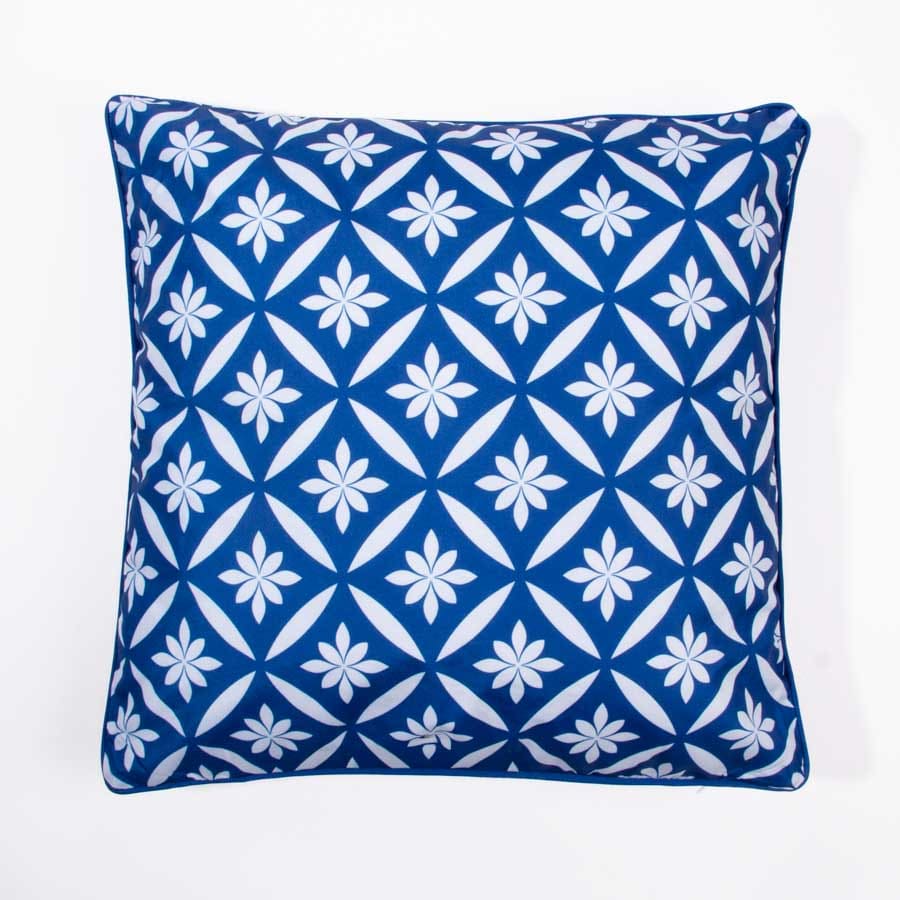 Almofada impermeável TILE Azul 45x45cm