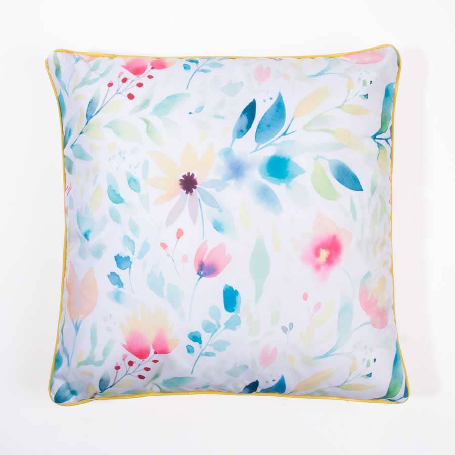 Waterproof Boston Yellow Cushion 45x45cm