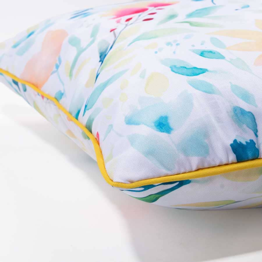 Waterproof Boston Yellow Cushion 45x45cm
