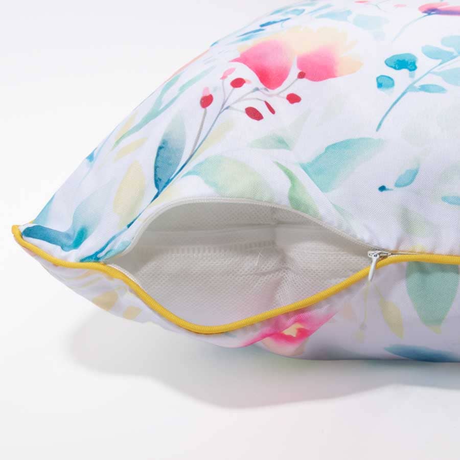 Waterproof Boston Yellow Cushion 45x45cm