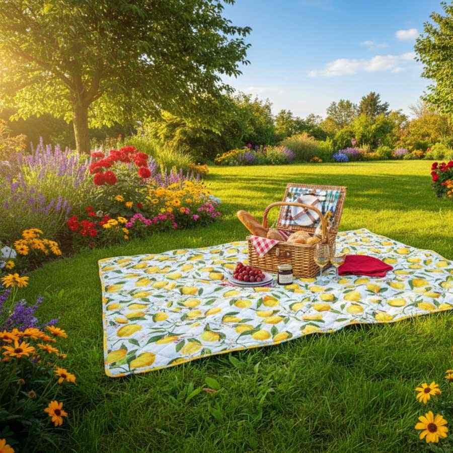 Manta para Picnic LEMONADE 150x200cm