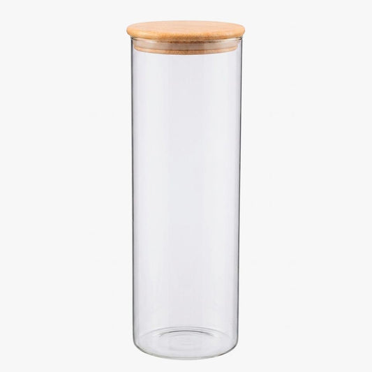 Frasco de vidro NATURE BAMBU Redondo 2L