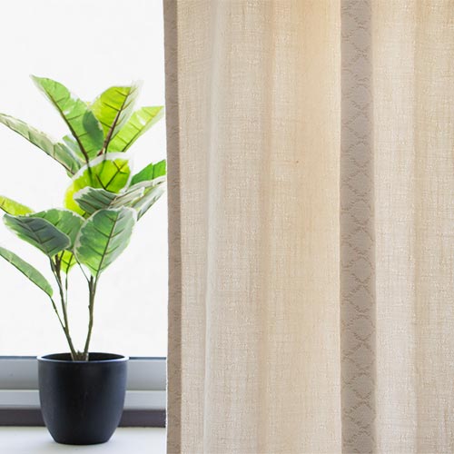 Cortinado MONTECARLO PLAID Creme 135x250cm