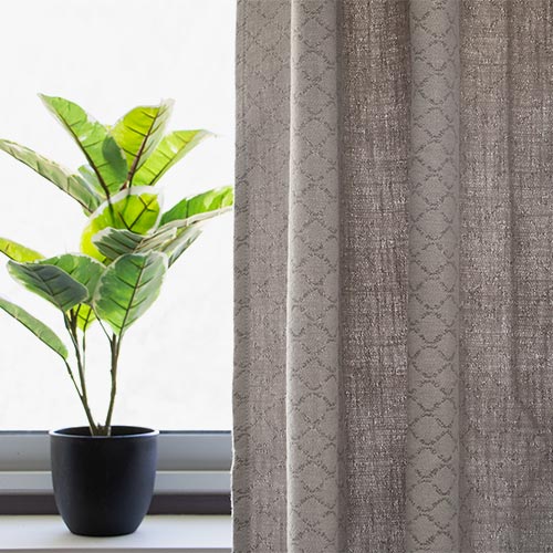 Cortinado MONTECARLO PLAID Cinza 135x250cm