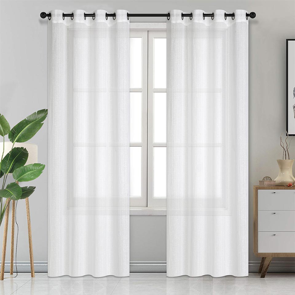 CHLOE White Curtain 140x250cm