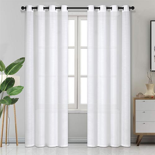 LUNNA White Curtain 140x250cm