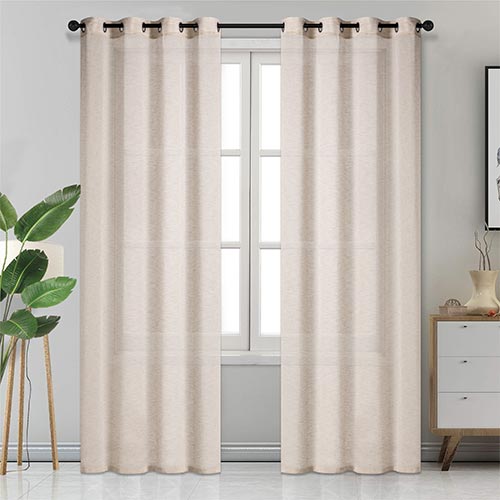 ÍVEA Beige Curtains 140x250cm