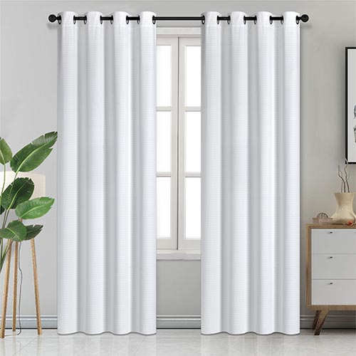 CLARYN White Curtain 140x250cm