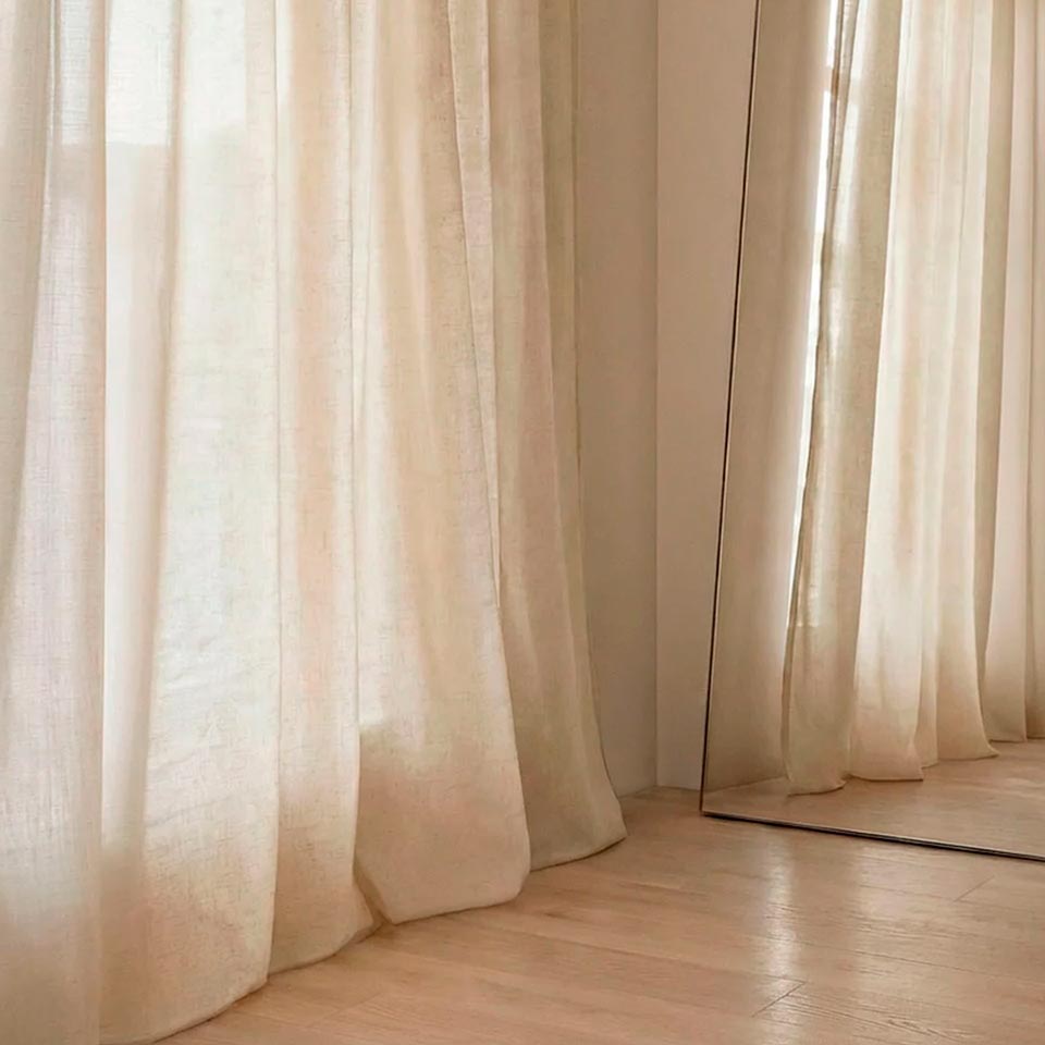 Curtain TAMIS Beige 250x140cm