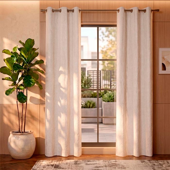 Cortinado VELIA Branco 135x260cm