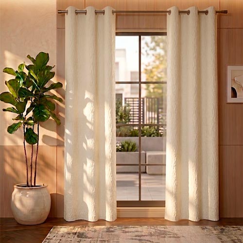 CANVAS Curtain Cream 140x260cm