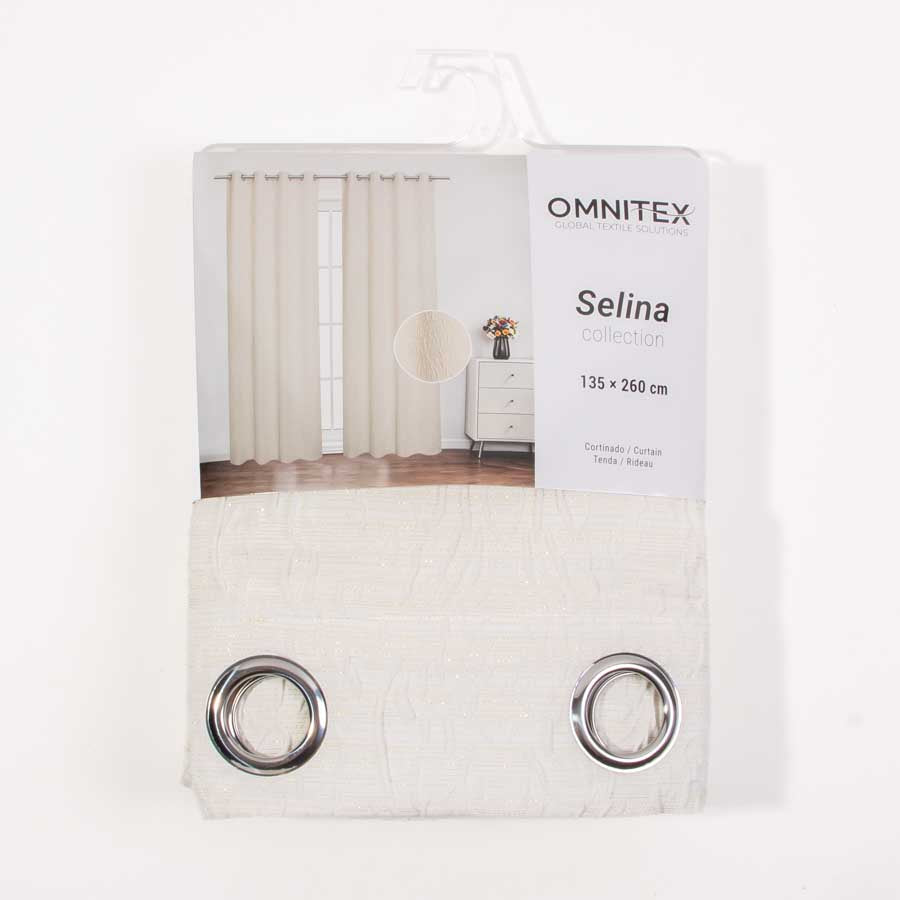 Cortinado ELORA Branco 135x260cm