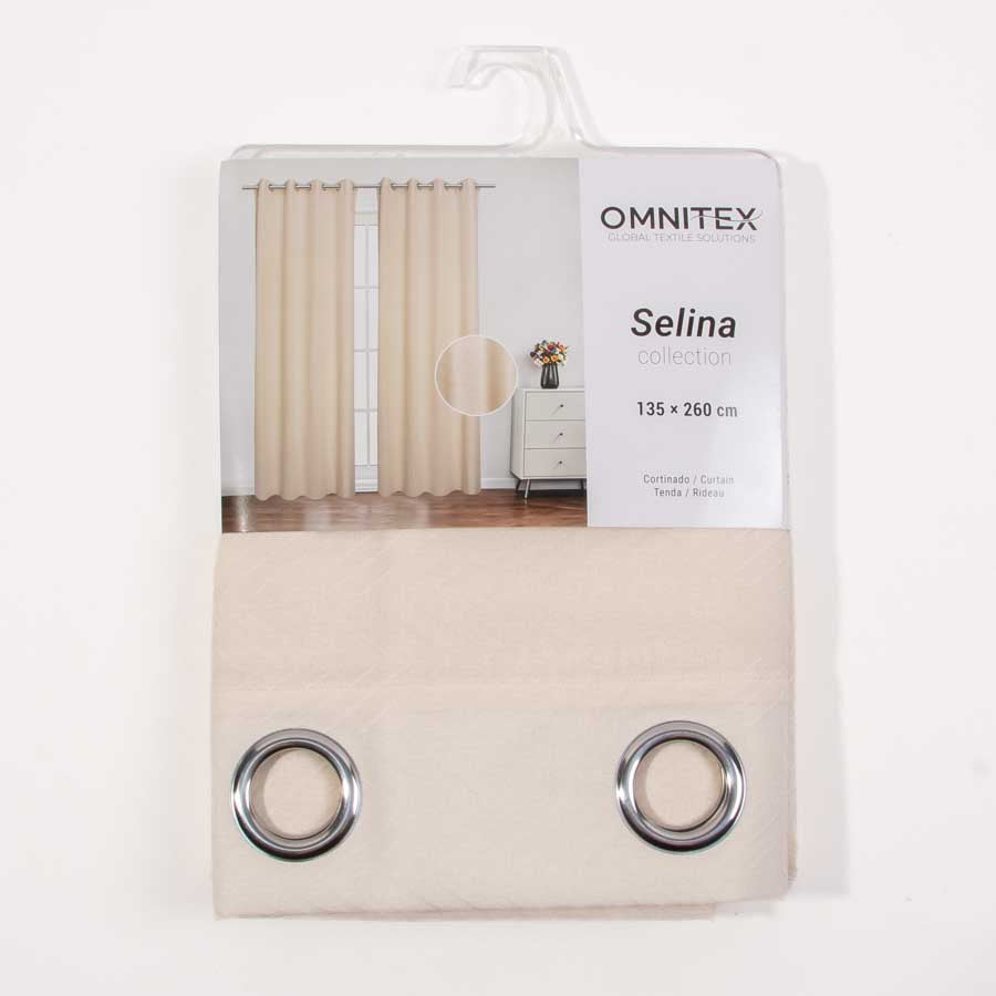 Cortinado AVERIA Bege 135x260cm