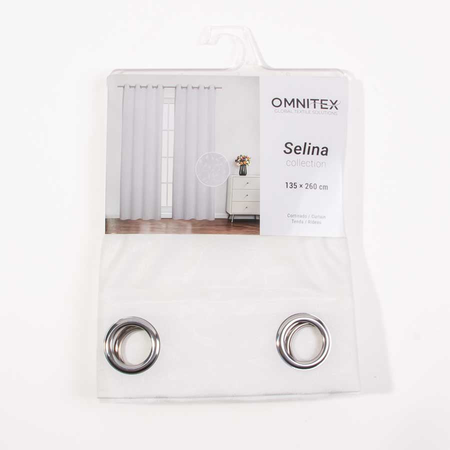 Cortinado ALVENA Branco 135x260cm