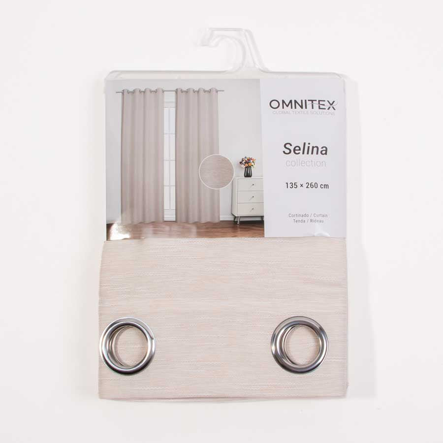 Cortinado CLAREA Bege 135x260cm