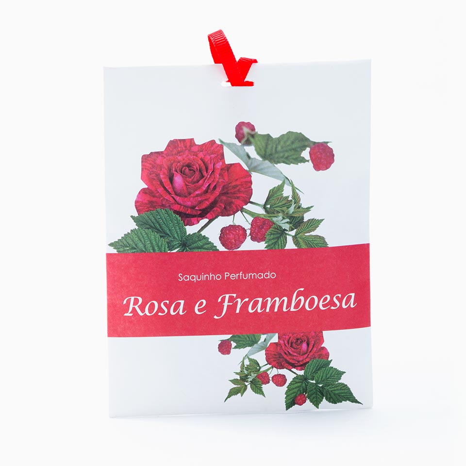 Conjunto de 12 Sacos Aromáticos ESSENCE Rosa e Framboesa