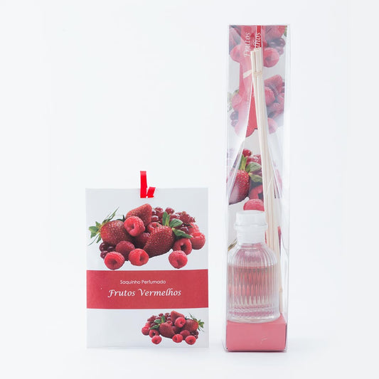 Conjunto de 12 Sacos Aromáticos ESSENCE Frutos Vermelhos