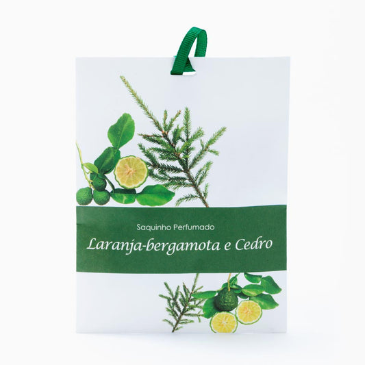 Conjunto de 12 Sacos Aromáticos ESSENCE Laranja e Cedro