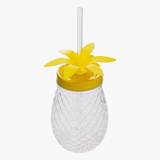 Copo com Palhinha PINEAPPLE 550ml