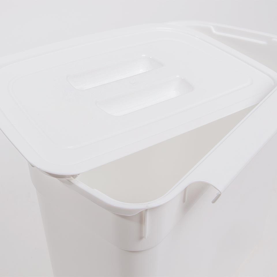 Cesto para Porta com Tampa APTUS Branco 7L