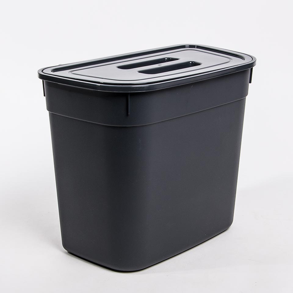 Cesto para Porta com Tampa APTUS Cinza 7L