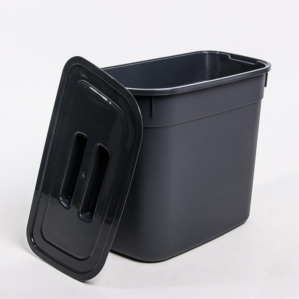 Cesto para Porta com Tampa APTUS Cinza 7L