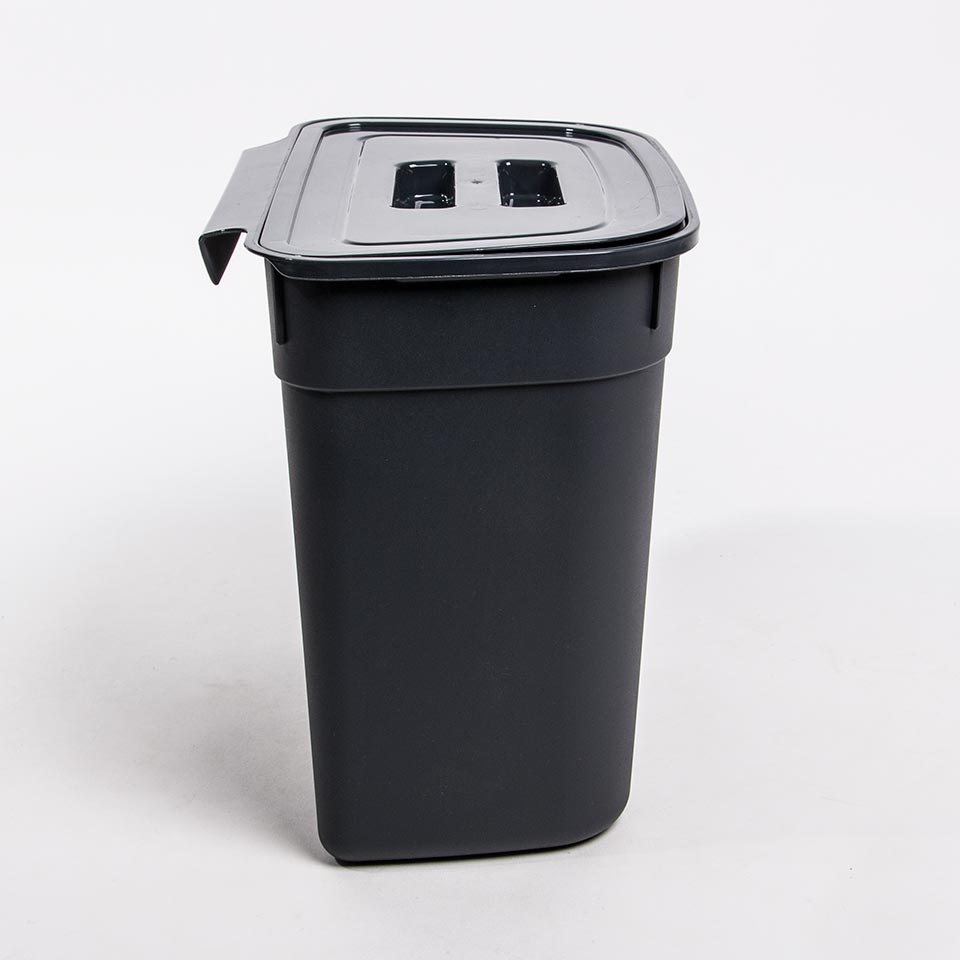 Cesto para Porta com Tampa APTUS Cinza 7L