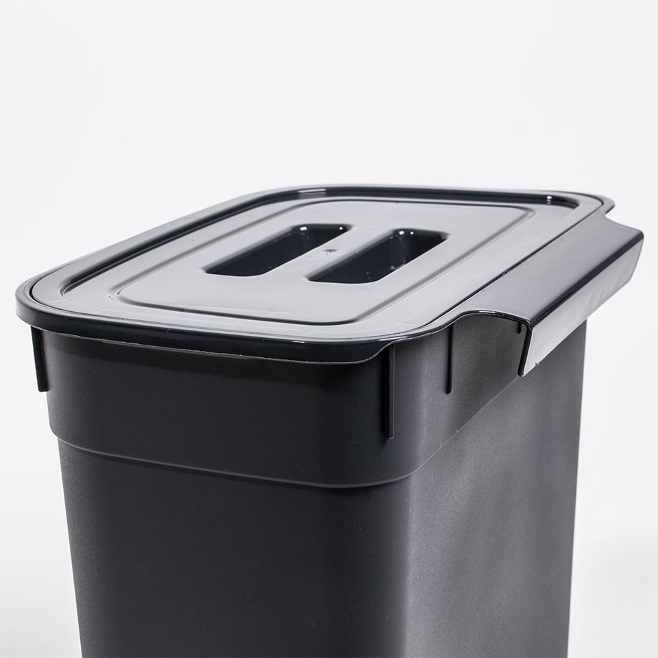 Cesto para Porta com Tampa APTUS Cinza 7L