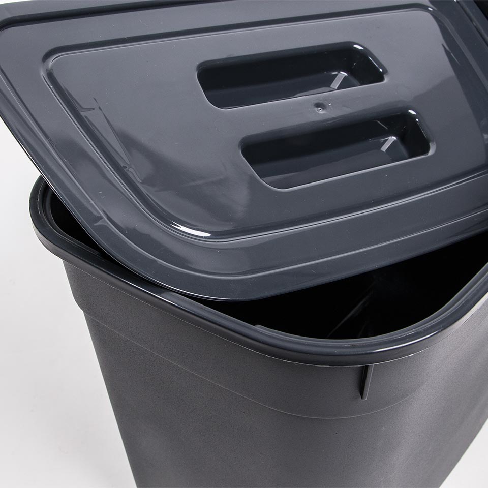 Cesto para Porta com Tampa APTUS Cinza 7L