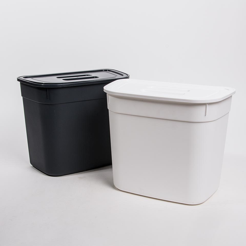 Cesto para Porta com Tampa APTUS Cinza 7L
