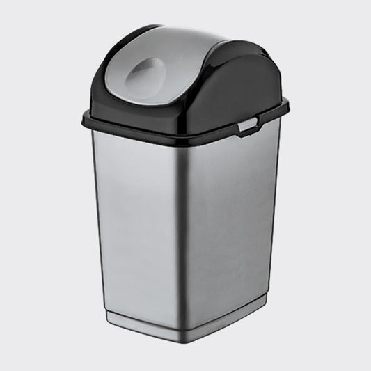 Balde do Lixo MUNDUS Cinza 35L