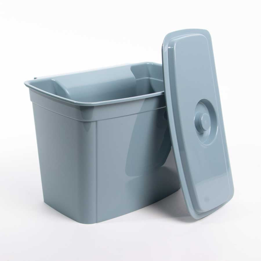 Caixote do Lixo para Bancada SLIMBIN Azul