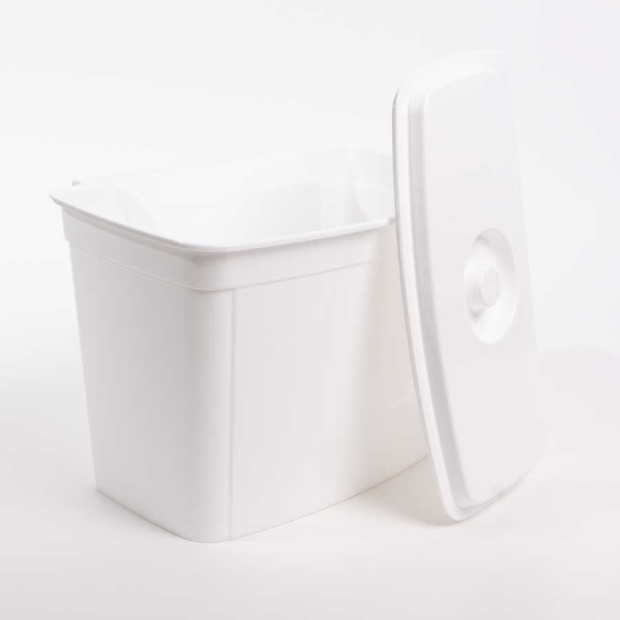 Caixote do Lixo para Bancada SLIMBIN Branco