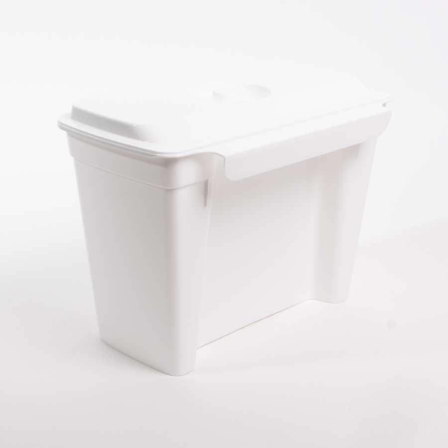 Caixote do Lixo para Bancada SLIMBIN Branco