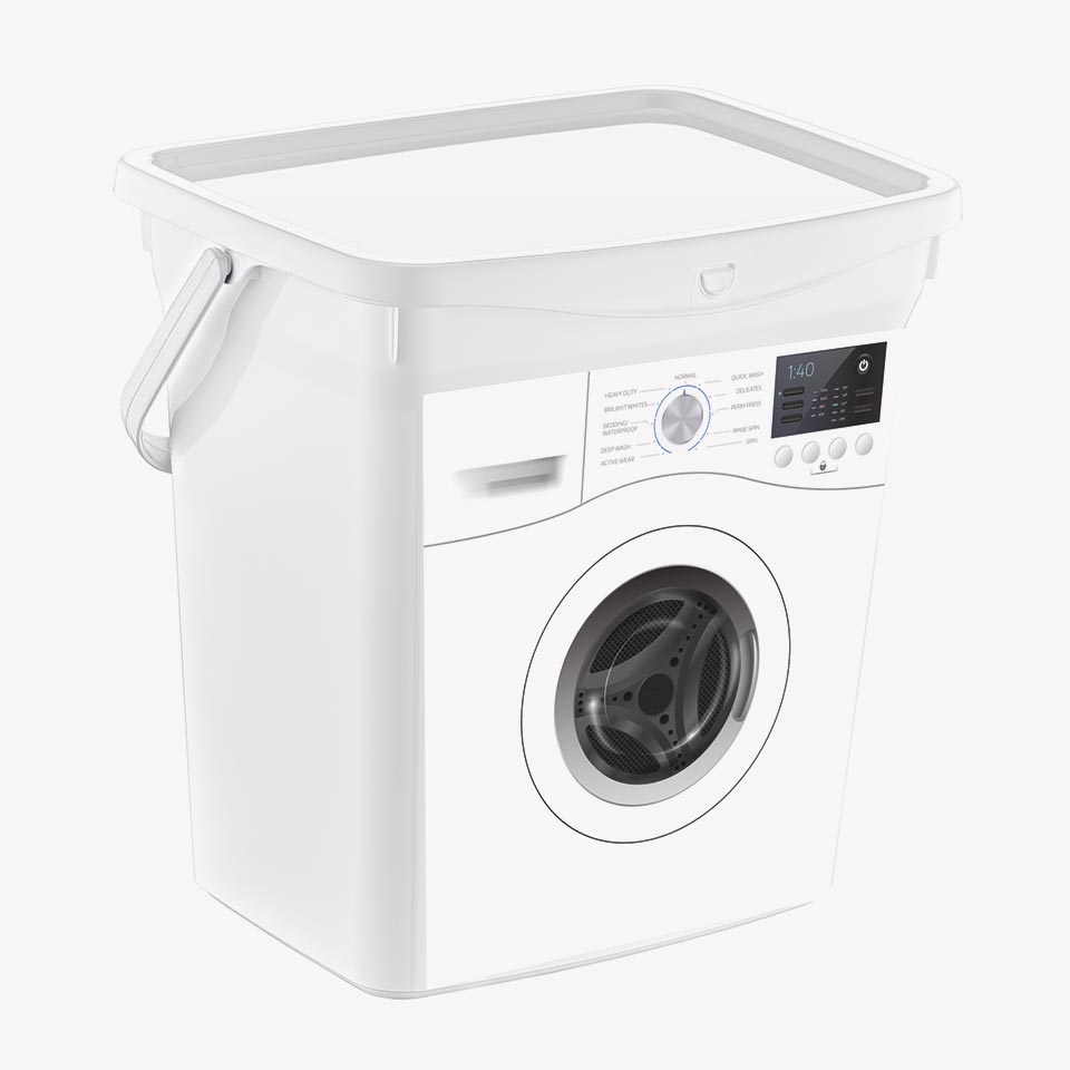 Caixa com Tampa WASHING 10L