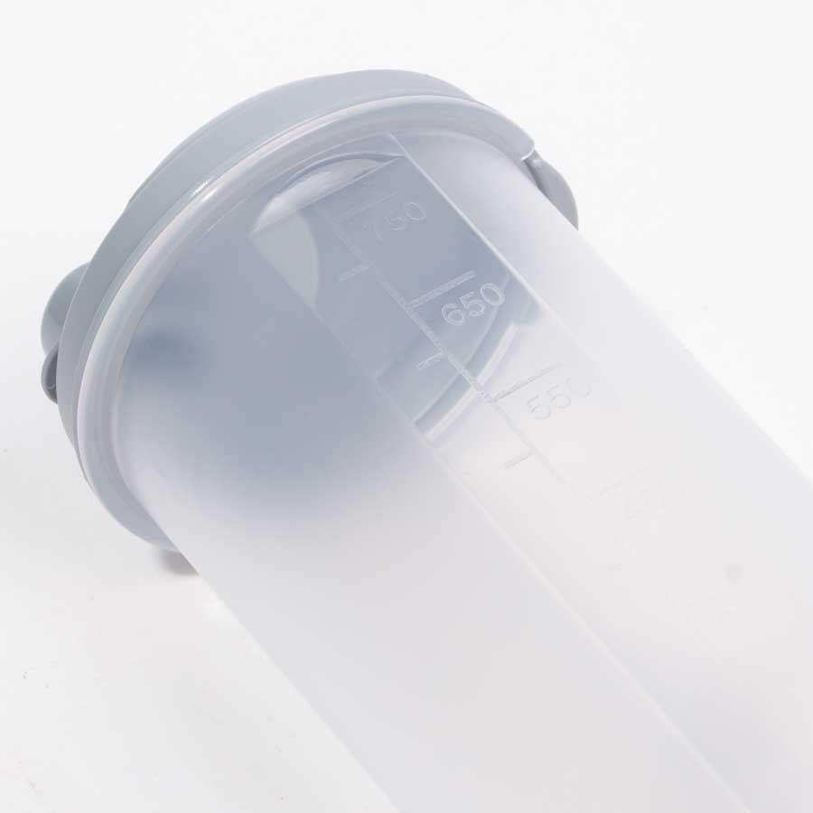 Garrafa Misturadora SHAKER Cinza 75cl