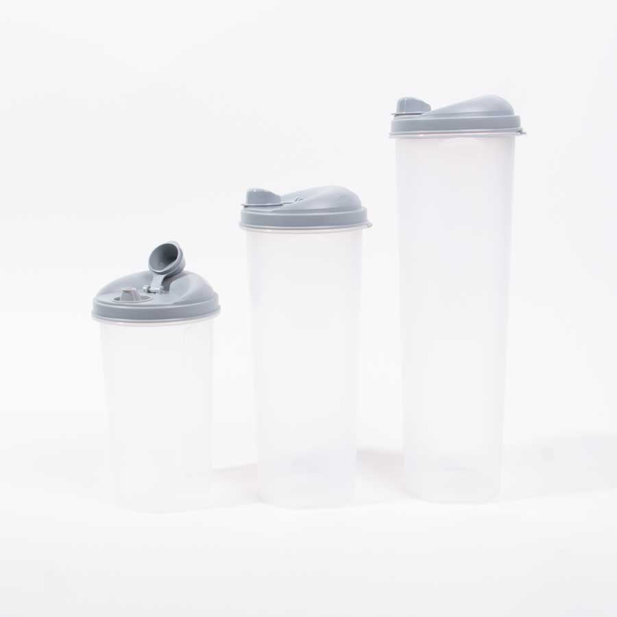 Garrafa Misturadora SHAKER Cinza 75cl