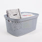 Cesto DIAMOND Cinza 10L