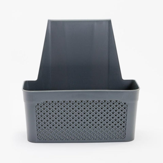 Cesto para Porta DIAMOND Cinza 24x13x24cm