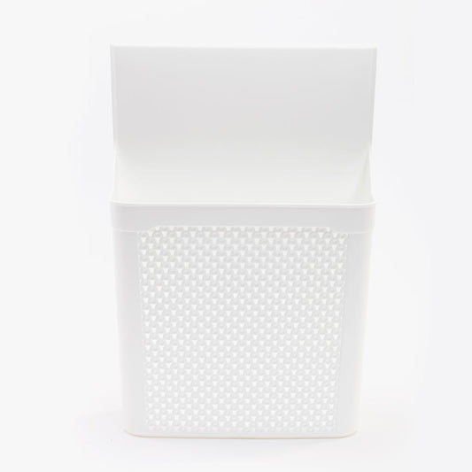 Cesto para Porta DIAMOND Branco 23.5x9x34cm