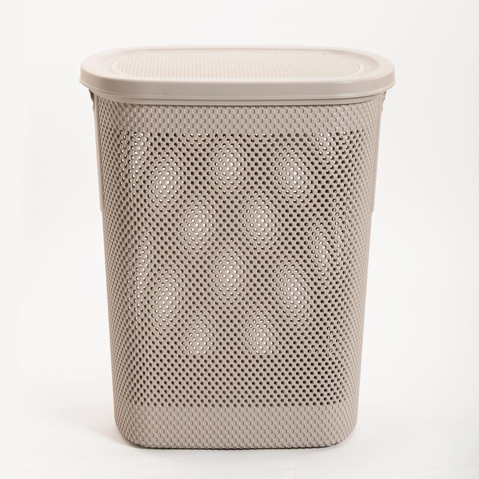 Cesto de Roupa CESTINO Bege 58L