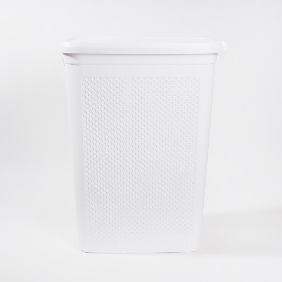 Cesto de Roupa DIAMOND Branco 48L