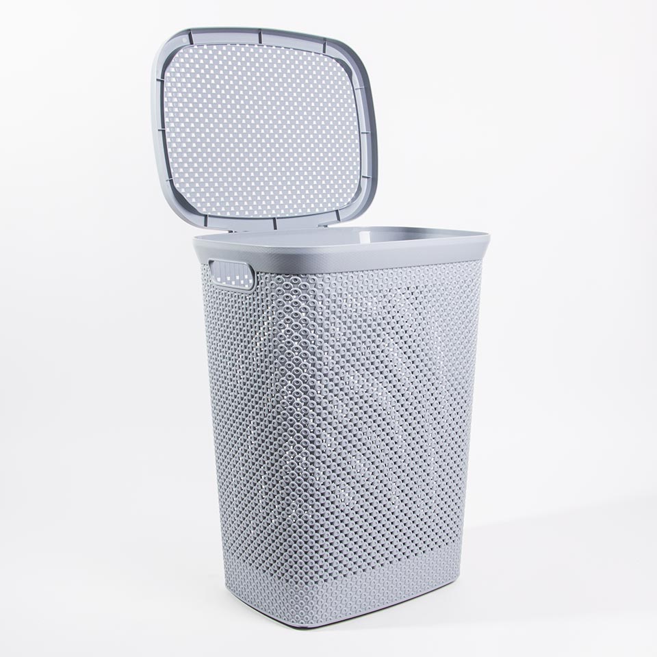 Cesto de Roupa DIAMOND Cinza 38L