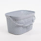 Cesto para Molas da Roupa DIAMOND Cinza 2.5L