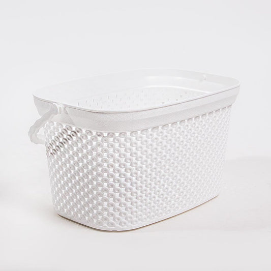 Cesto para Molas da Roupa DIAMOND Branco 2.5L
