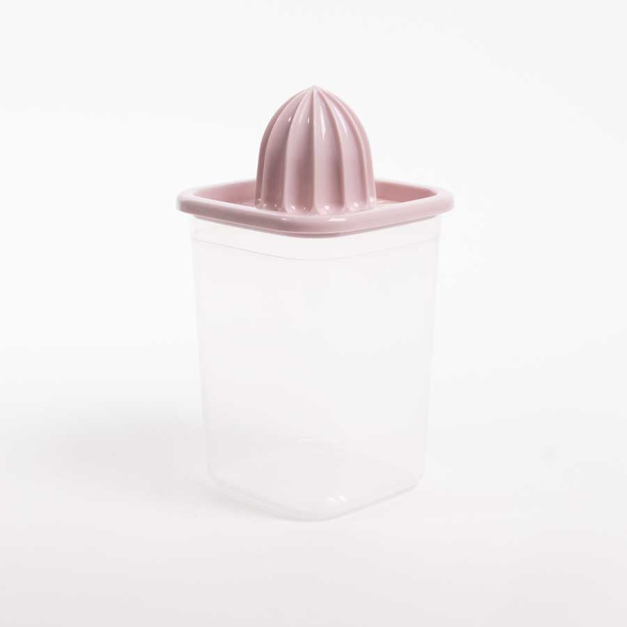 Garrafa com Espremedor e Escorredor AROA Rosa 1L