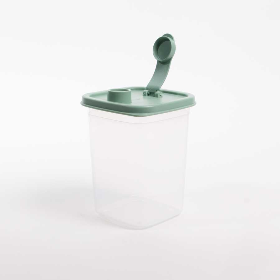 Garrafa com Espremedor e Escorredor AROA Verde 1L