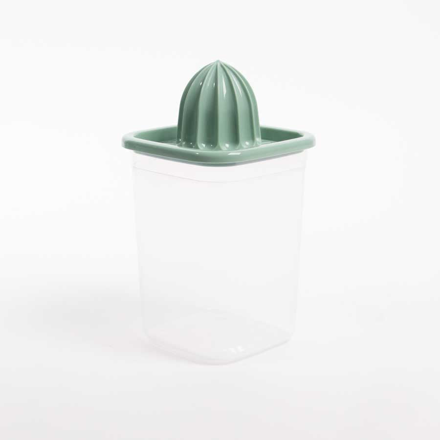 Garrafa com Espremedor e Escorredor AROA Verde 1L