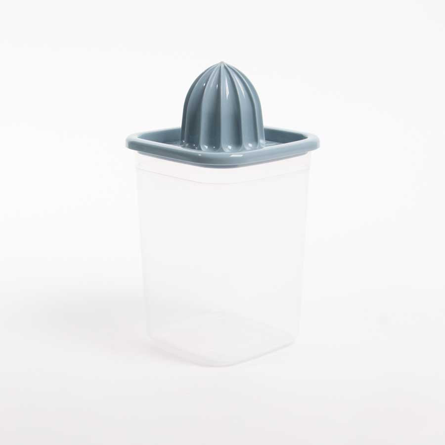 Garrafa com Espremedor e Escorredor AROA Azul 1L