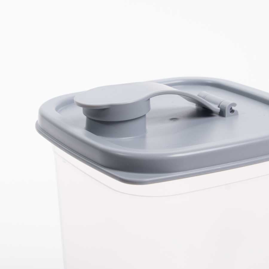 Garrafa com Espremedor e Escorredor AROA Cinza 1L